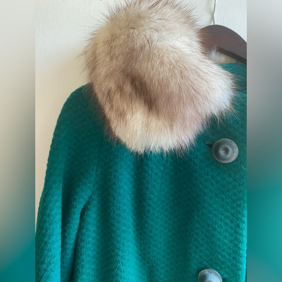 Vintage Wool Fur Jacket - Picture 2 of 4